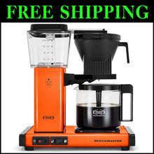 Load image into Gallery viewer, 40 oz Moccamaster Coffee Maker in Stylish Orange - Fully Automatic Convenience