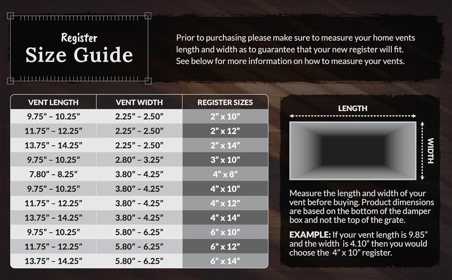 Elegant 4-Pack of 4x10 Vent Covers in Brushed Nickel Finish for Home Decor