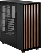 Load image into Gallery viewer, Stylish North Charcoal Black Tempered Glass Case - Customizable &amp; Efficient