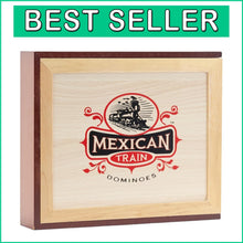Load image into Gallery viewer, Premium Wooden Mexican Train Domino Game - Perfect Gift for Family Gatherings