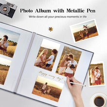 Load image into Gallery viewer, Chic Gray Linen Photo Album 13.2x12.8 Inches – Ideal for Gifting &amp; Scrapbooking