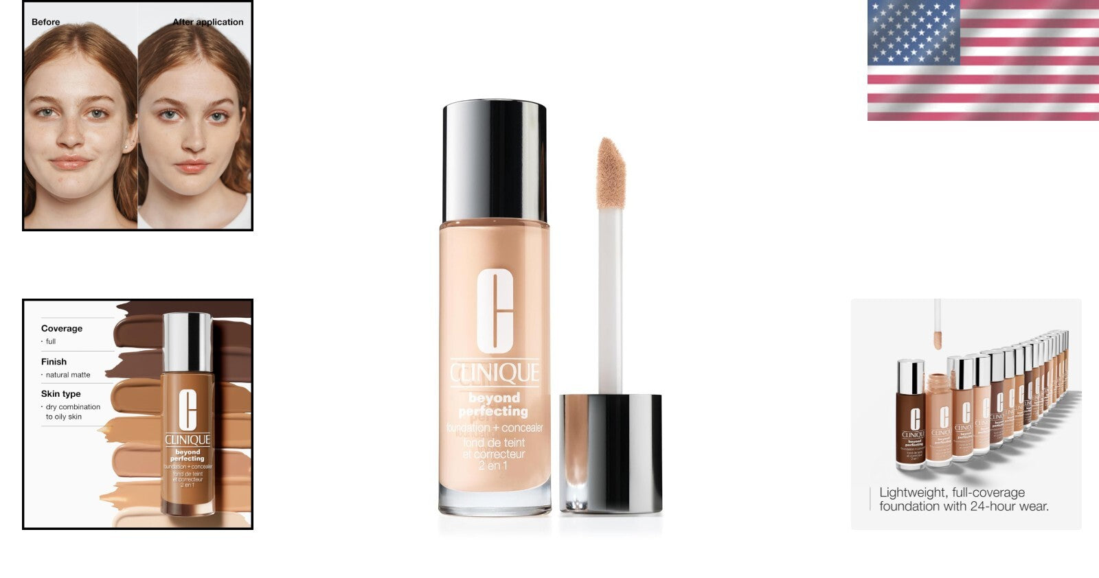 Beyond Perfecting Full Coverage Liquid Foundation + Concealer for Flawless Skin