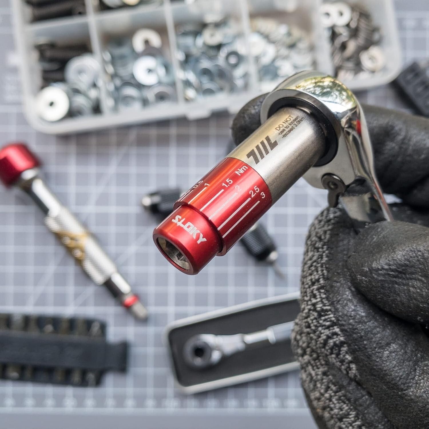 EDC Mini Adjustable Torque Driver - Compact Variable Torque Socket Wrench