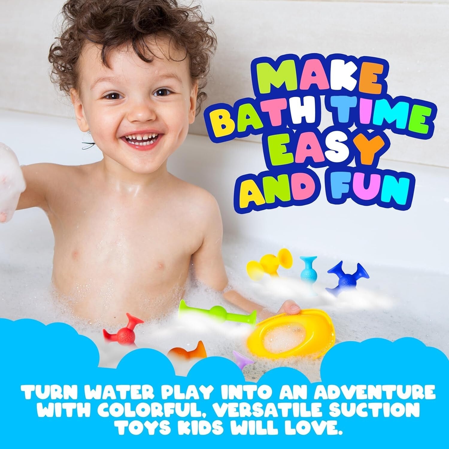 Endless Fun 50 Pcs Baby Bath Toys - Interactive Sensory Play for Toddlers