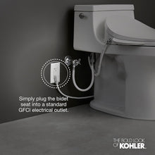 Load image into Gallery viewer, Quiet-Close Elongated Bidet Toilet Seat: Adjustable Warm Water &amp; Wash Modes