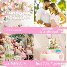 Load image into Gallery viewer, Classic Winnie Pooh Baby Shower Decorations in Pink – Complete 158-Piece Set