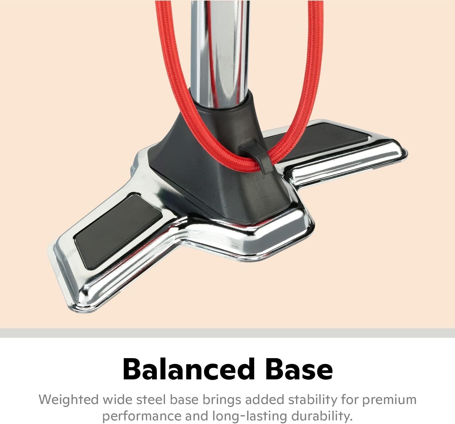 Dual Head Floor Bike Pump - 160 PSI, Portable & Versatile for All Cyclists