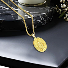Load image into Gallery viewer, Stylish Gold-Plated Virgin Mary Pendant Necklace - Durable S925 Sterling Silver