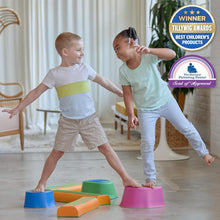Load image into Gallery viewer, Step-a-Trail: Fun 6-Piece Kids Obstacle Course for Sensory Play and Coordination