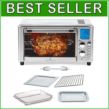 Load image into Gallery viewer, Emeril Everyday 360 Stainless Steel Air Fryer - 1500W, 9-in-1 Kitchen Essential