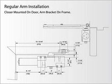 Load image into Gallery viewer, Precision Engineered Aluminum Door Closer - Perfect for Schools and Restaurants