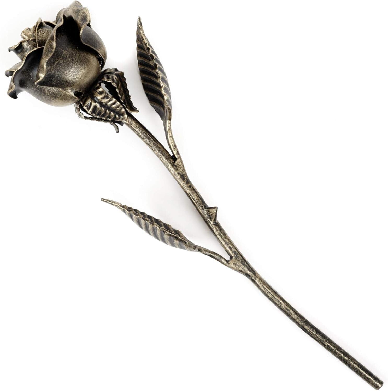 Elegant Handcrafted Bronze Rose - Perfect for Valentine’s Day and Weddings