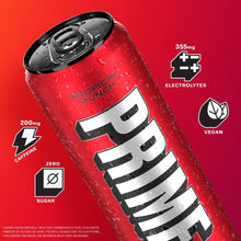 Load image into Gallery viewer, 12-Pack PRIME Energy Tropical Punch - Hydrating Vegan Energy Drink with No Sugar