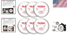 Load image into Gallery viewer, Durable 7-Inch Turbo Rim Diamond Blades - Ideal for Masonry &amp; Metal Cutting