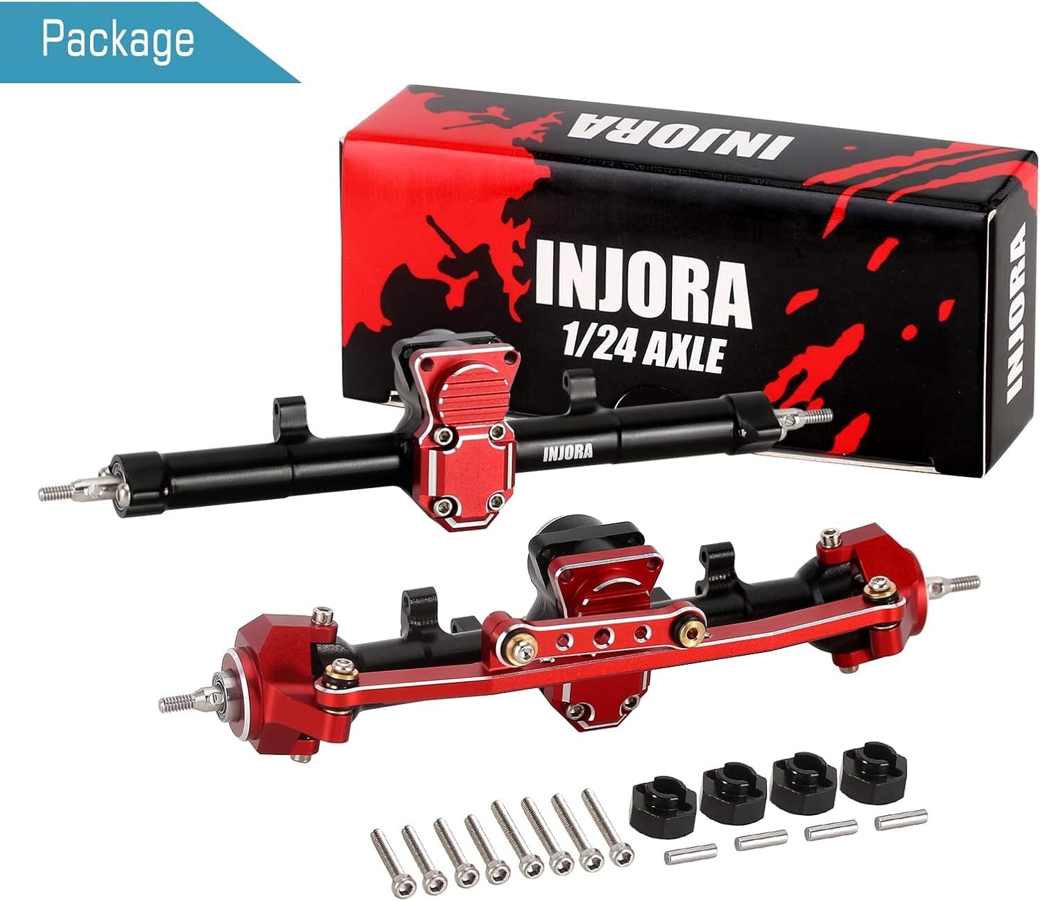 +4mm Extended RC Axles Set for Bronco, Gladiator, Deadbolt - Enhanced Stability