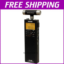 Load image into Gallery viewer, Easily Tune to Local Stations with the PL-360 Portable Digital Radio in Black