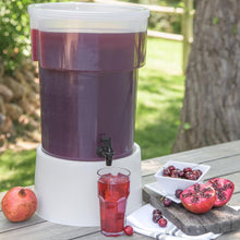 Load image into Gallery viewer, Lightweight 5-Gallon Beverage Dispenser with Sturdy Handles for Easy Transport