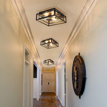 Load image into Gallery viewer, Sleek Modern Flush Mount 3-Light Ceiling Fixture for Dining &amp; Living Spaces