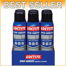 Load image into Gallery viewer, 6-Pack 13.5 Oz Heavy-Duty Spray Adhesive - Clear, Water-Resistant Formula