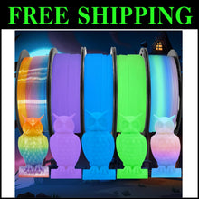 Load image into Gallery viewer, 1.25kg Glow in Dark 3D Filament Bundle - 5 x 250g Spools for Creative Projects