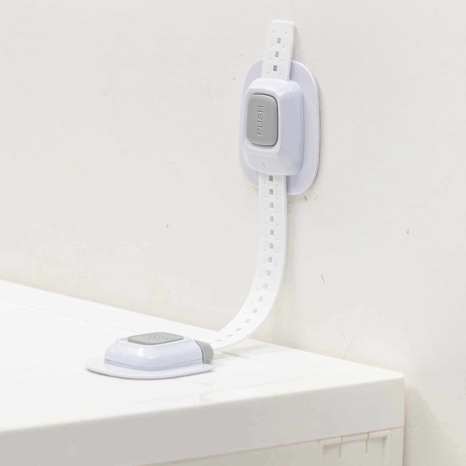 Anti Tip Furniture Wall Anchors for Toddlers - Damage-Free Installation, 4 Pack