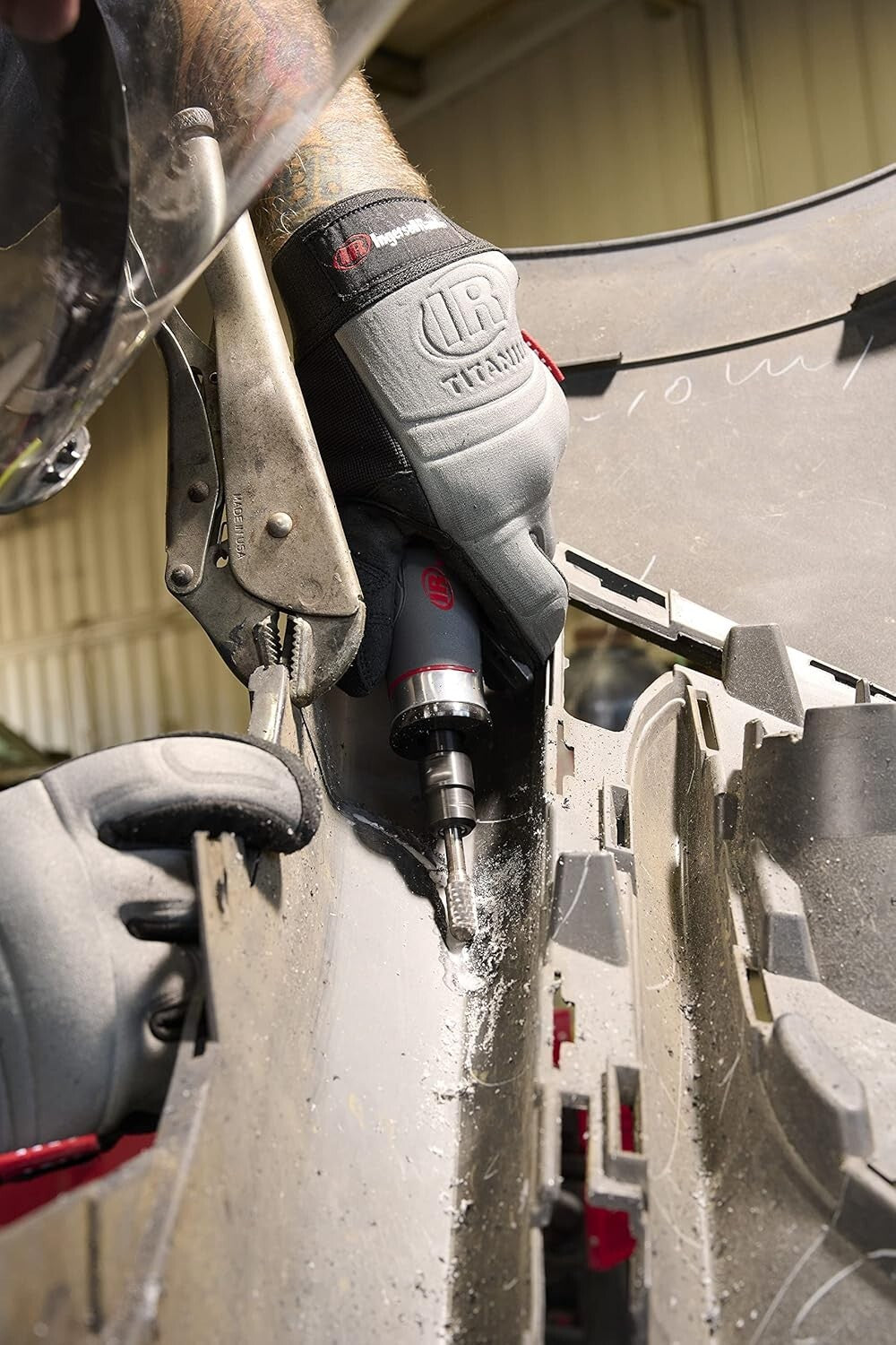 High-Speed 25,000 RPM Die Grinder with Rear Exhaust - 0.4 HP Performance Tool