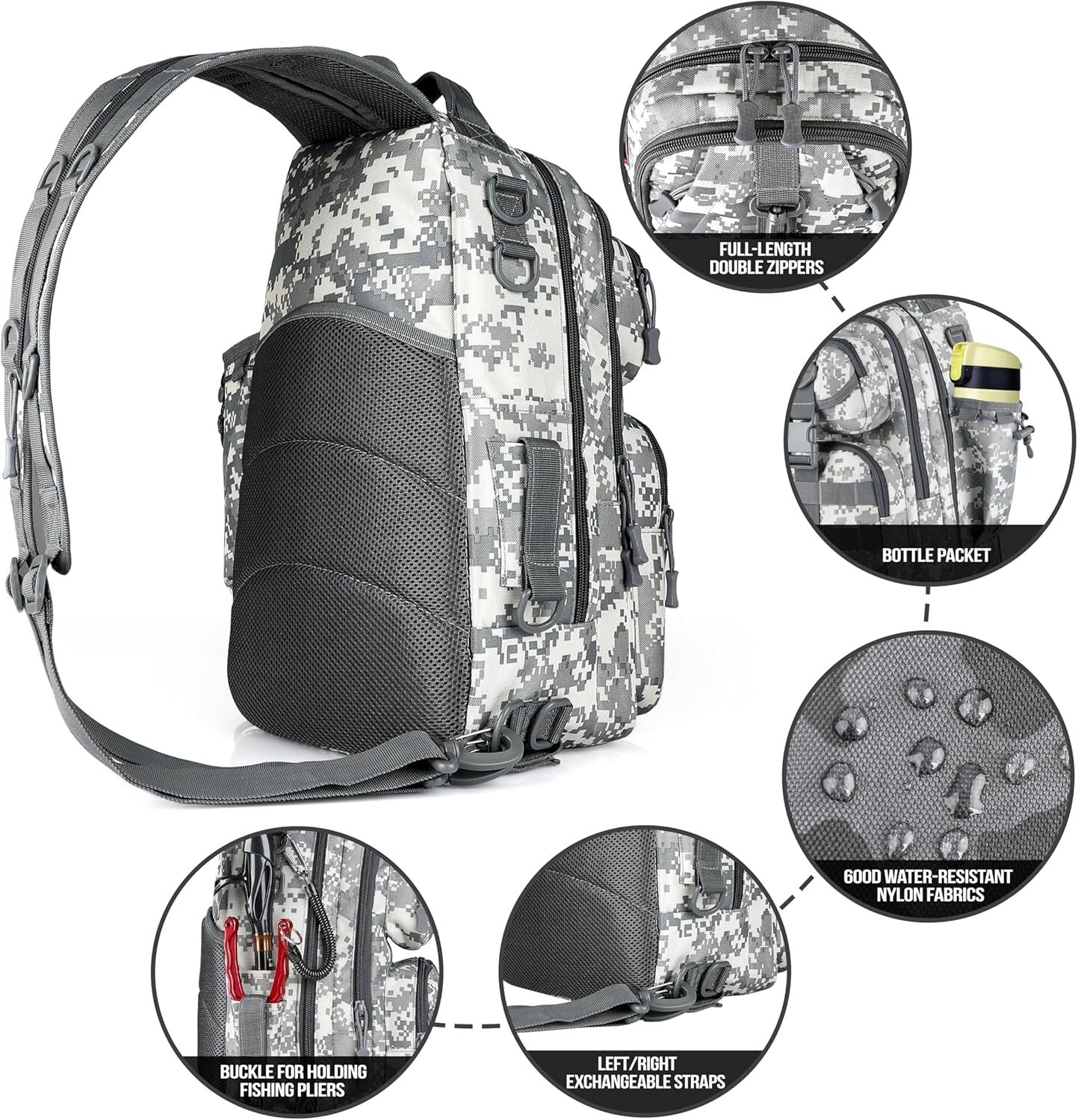 Multi-Functional Fishing Backpack with Tackle Storage & Water-Resistant Design