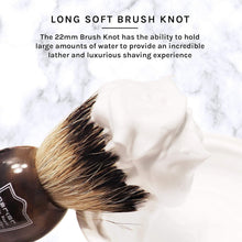 Load image into Gallery viewer, Premium 3-Band Silvertip Badger Brush with Chrome Base - Includes Stand