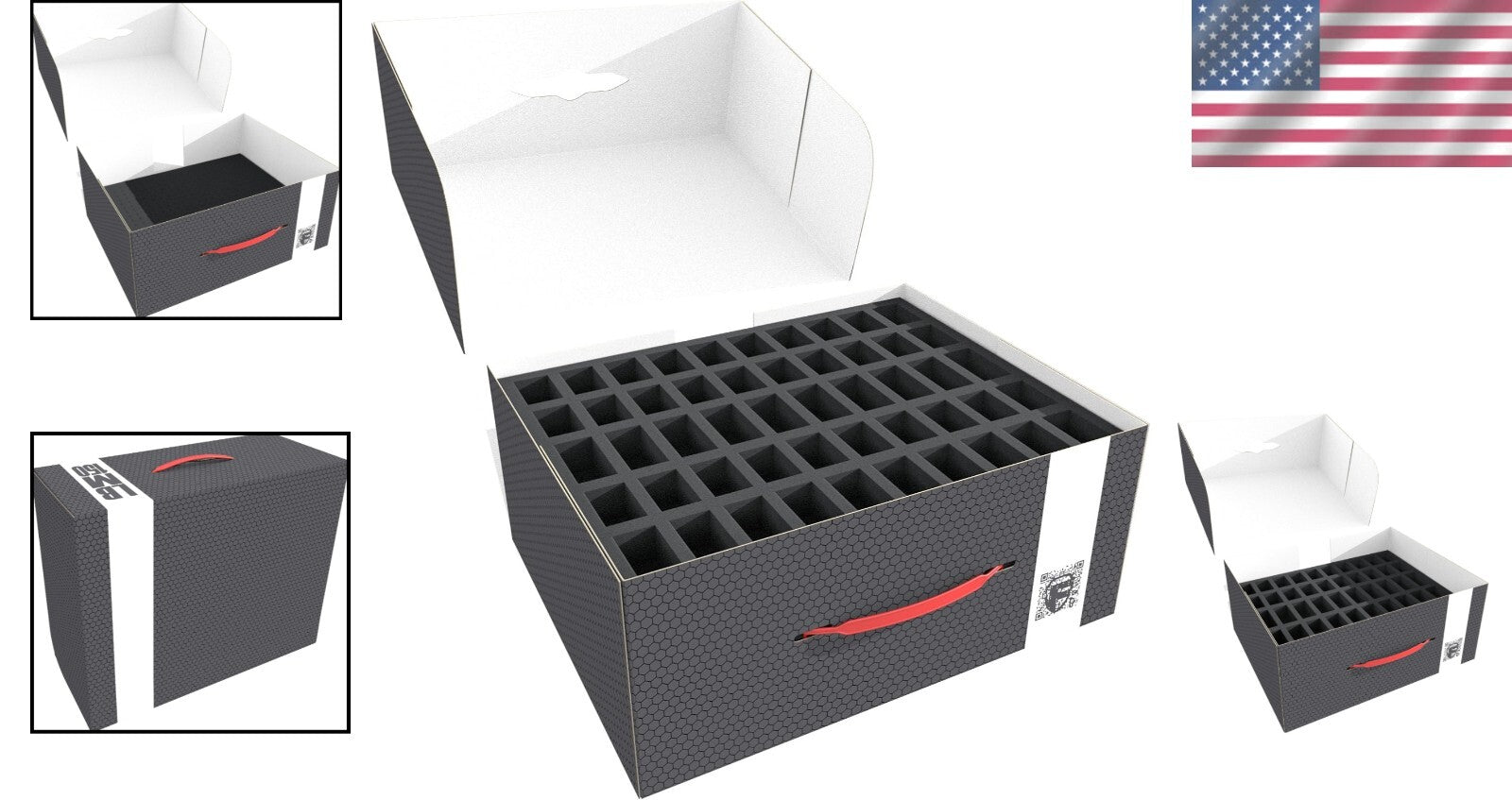 FSLB150 Storage Box for 100 Miniatures & Tanks - Organize Your Game Collection