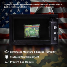 Load image into Gallery viewer, Reusable Silica Gel Dehumidifier Bags for Gun Safes - 4-Pack, No Spill, Easy Use