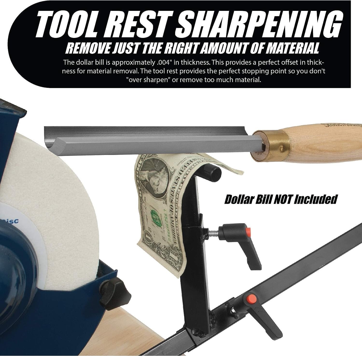 Versatile Pro Grind Sharpening System with Multi-Grind Jig & Tool Rest Bar