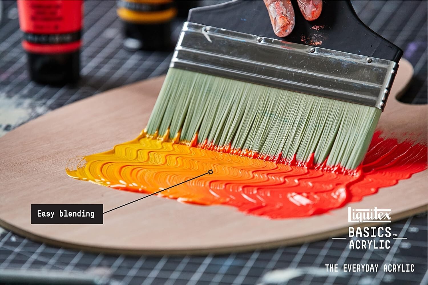 BASICS Acrylic Paint Set - 60 Tube Set with 22ml Gloss Finish, Artist Quality