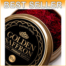 Load image into Gallery viewer, Premium Grade A+ Super Negin Saffron Threads - 10g Non-GMO Verified for Cooking