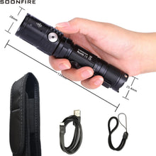 Load image into Gallery viewer, Powerful 1060 Lumens Tactical LED Flashlight - Waterproof with Adjustable Beam