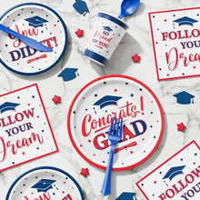 Load image into Gallery viewer, Celebratory 175 PCS Graduation Dinnerware - Easy Cleanup for Class of 2025