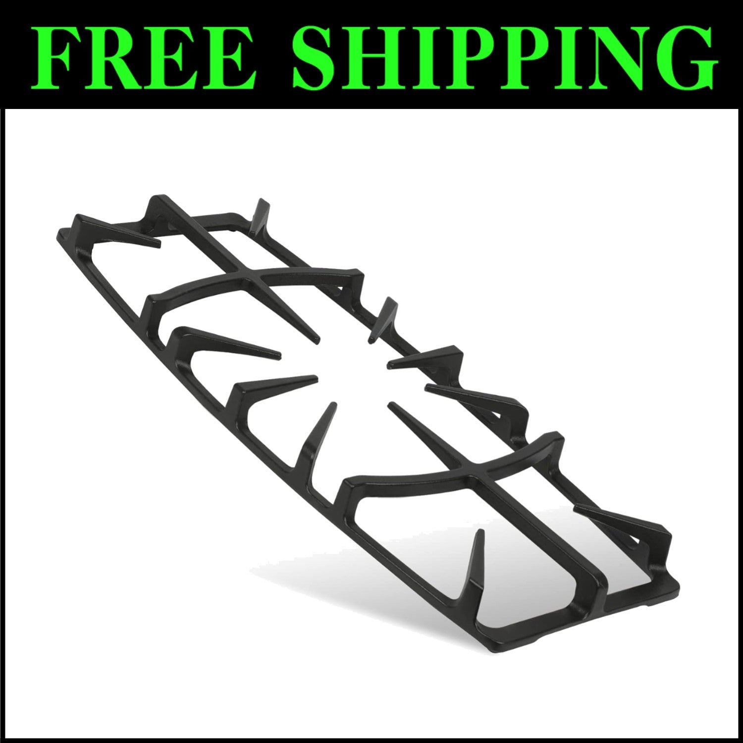 19.68" Coated Cast Iron Stove Grate Replacement - Fits Multiple Kenmore Models