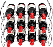 Load image into Gallery viewer, Versatile 6-Tier Stackable Wine Rack - Holds 24 Bottles for Home Bar or Pantry