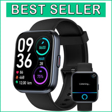 Load image into Gallery viewer, IP68 Waterproof Smart Watch with Bluetooth Calling &amp; Alexa for Fitness Buffs
