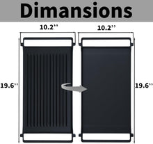 Load image into Gallery viewer, Upgrade Your Cooking with 19.6" Cast Iron Griddle Compatible with GE Stoves