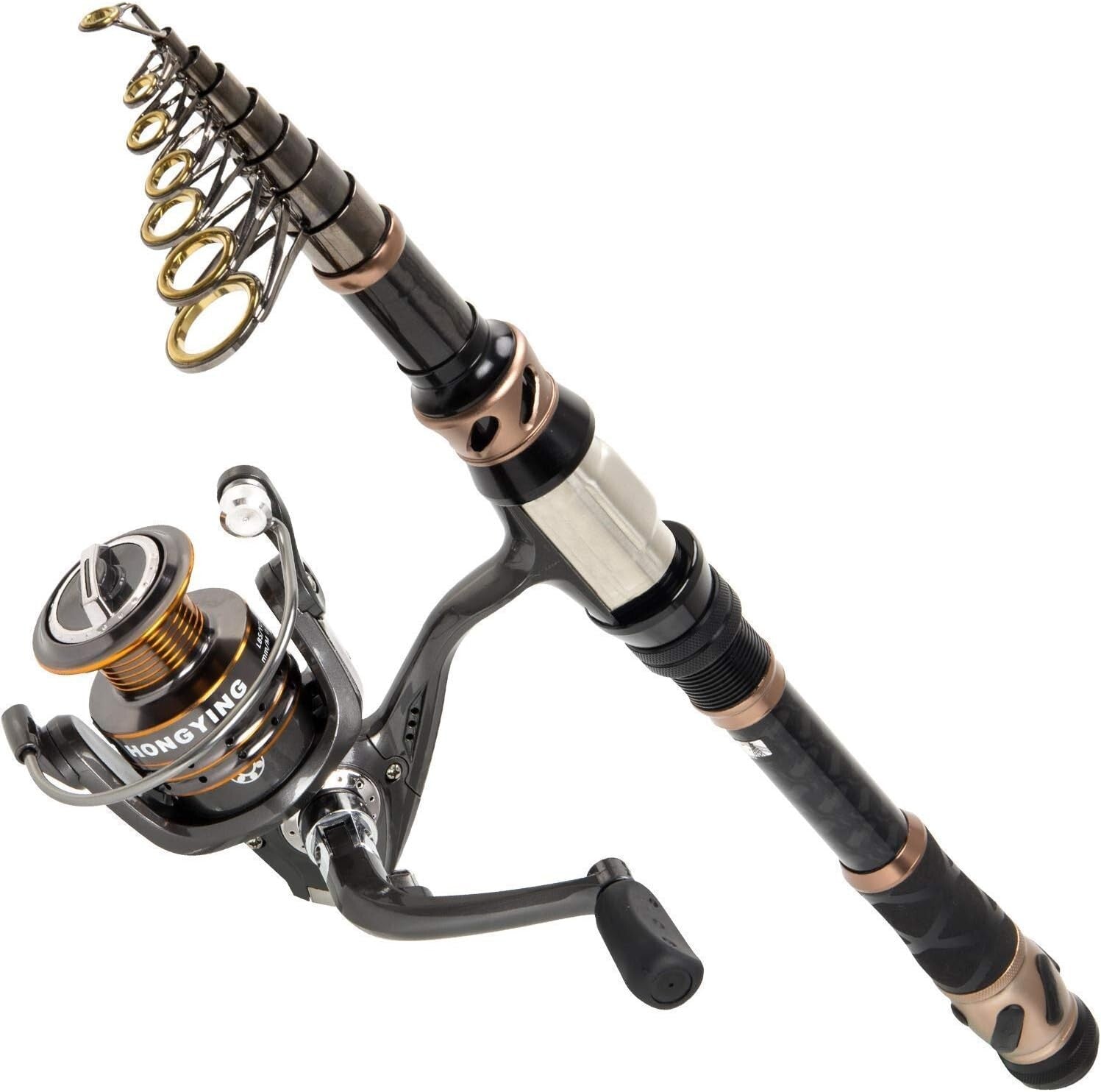Carbon Fiber Fishing Rod & Spinning Reel Combo - Perfect Gift for Fishing Lovers