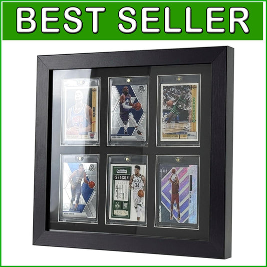 Elegant 6-Card Wall Frame for Trading Cards - Easy Assembly, No Tools Required