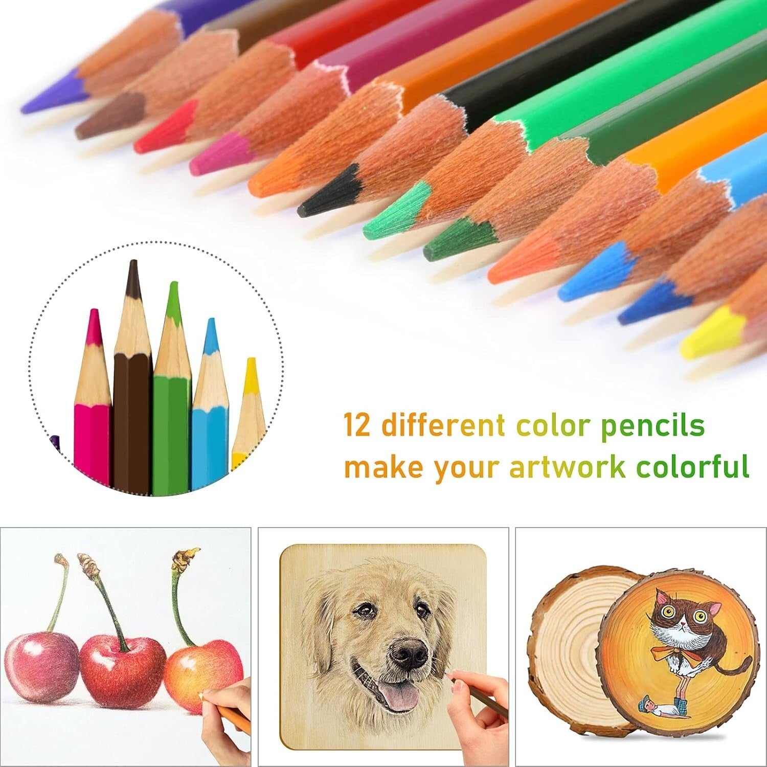 Professional 60W Pyrography Pen & Wood Burning Tools - Complete 116-Piece Set