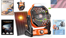 Load image into Gallery viewer, Portable 20000mAh Camping Fan &amp; LED Light - Perfect for Outdoor Adventures
