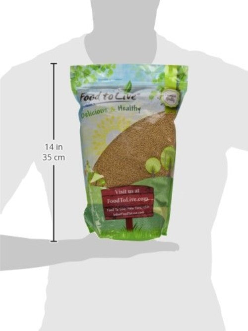 Whole Yellow Mustard Seeds, 20 Pounds - Natural, Pungent Flavor for Cooking