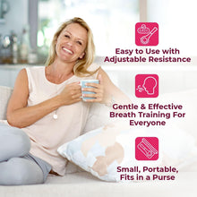 Load image into Gallery viewer, Pink Lung Training Device: Enhance Breathing &amp; Wellness | Guided App Included