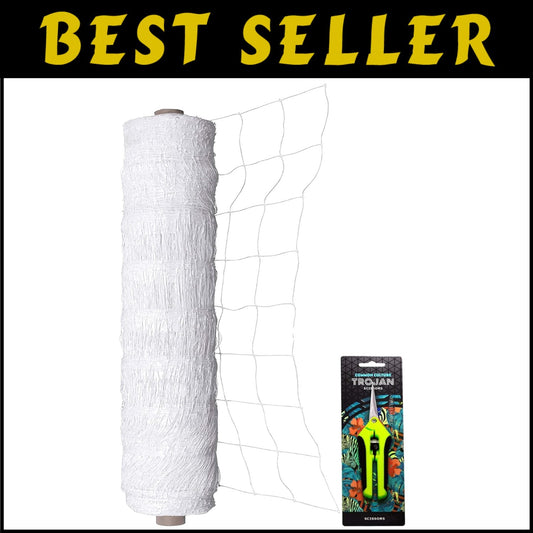 Economical Trellis Netting Roll, 6" Mesh - 6.5ft x 4920ft for Efficient Growth