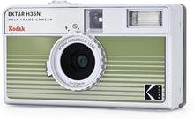 Load image into Gallery viewer, Stylish Striped Green EKTAR H35N Half Frame Camera - Automatic Exposure Included