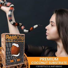 Load image into Gallery viewer, 36 Quart Loose Coconut Chip Substrate for Healthy Snake and Tortoise Enclosures