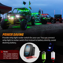 Load image into Gallery viewer, RGB 5FT Spiral LED Whip Light with RF Remote - Universal Fit for ATVs and UTVs