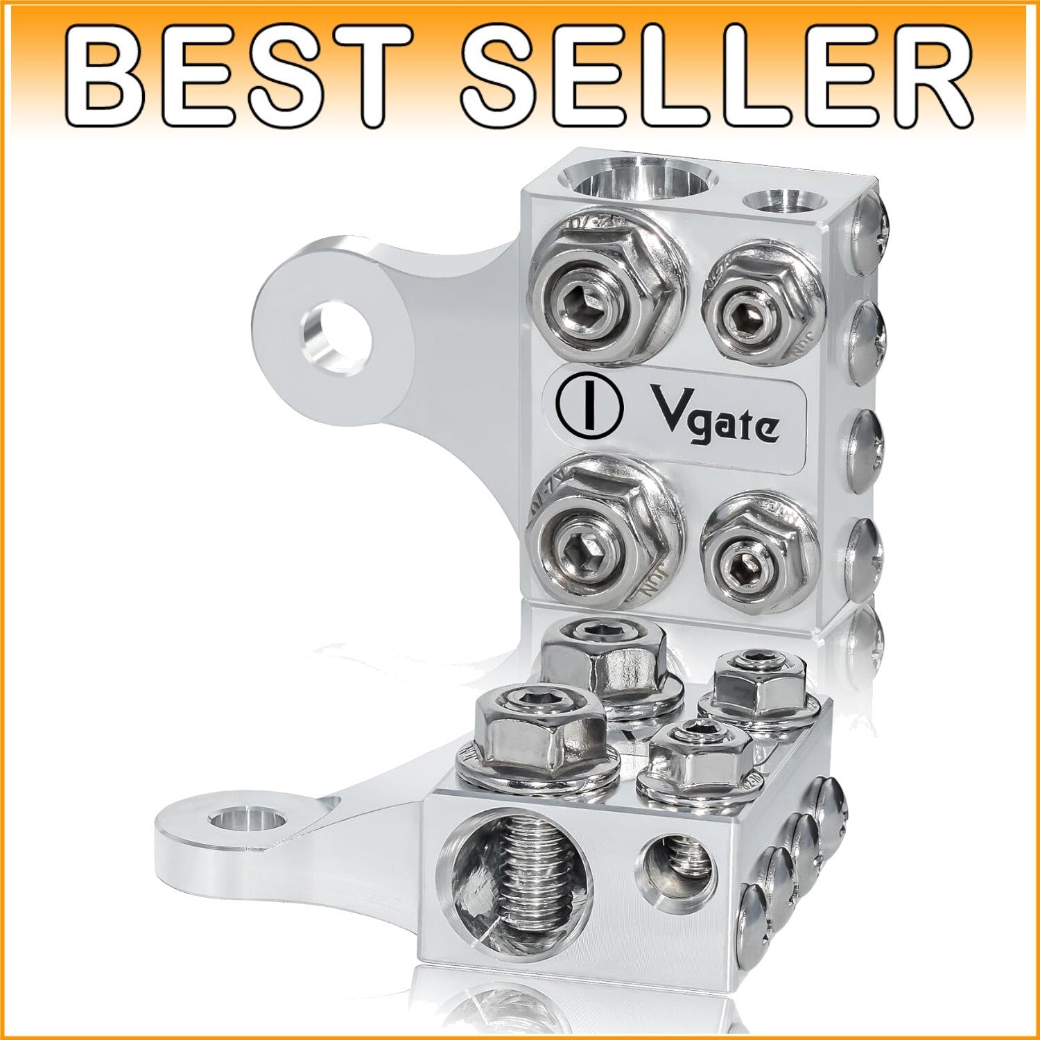 12-Way Multi-Size Battery Terminal Connectors for Lead-Acid & Lithium - Compact